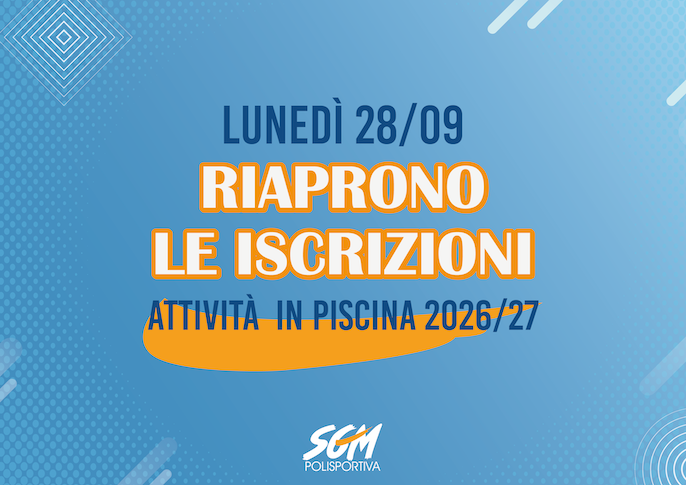 Riapertura iscrizioni piscine 🏊&zwj;♀️